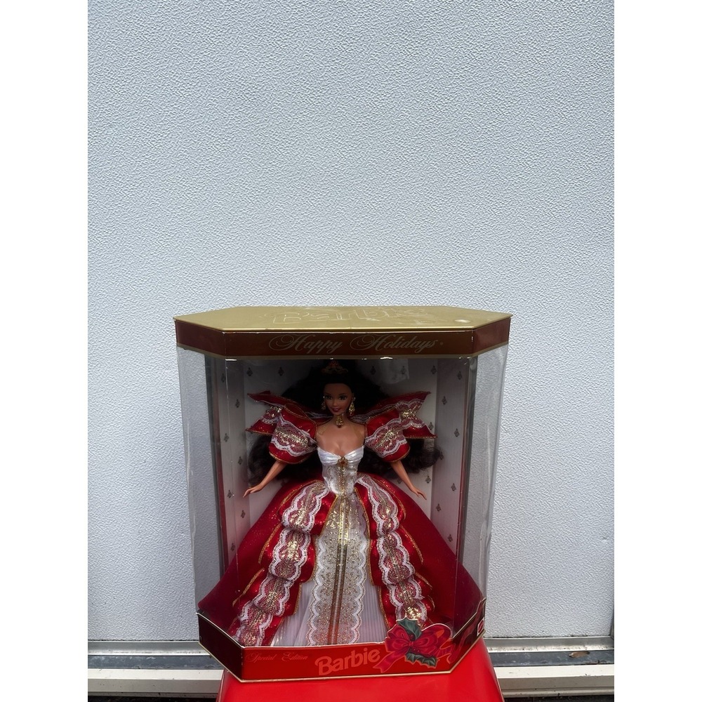 Happy Holidays 10th Anniversary Barbie‎ Doll Christmas Special Ed Mattel 1997